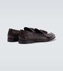 Leather loafers