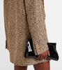 Oversized tweed lamé blazer