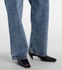 Knit Band straight jeans