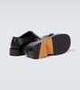 Helium leather monk strap shoes