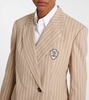 Cotton and silk blazer