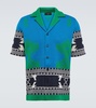 Jacquard cotton shirt
