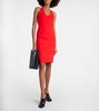 Open-back midi dress