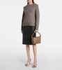 Wallace leather shoulder bag