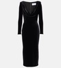 Velvet corset dress