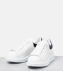 Oversized embellished leather sneakers