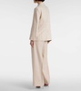 Laura double-breasted linen blazer 