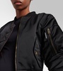 Shrunk cropped bomber jacket