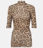 Leopard-print top