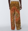 Bandana Piquet jacquard cotton pants