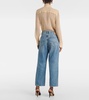 Florence cropped mid-rise straight jeans