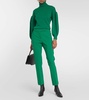 Fuoco cropped wool-blend pants