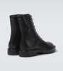 Tabi leather combat boots