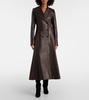 Leather coat