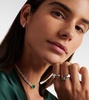 Claw 18kt white gold earrings with diamonds