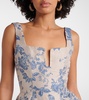 Agua floral minidress
