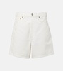 Stella high-rise denim shorts