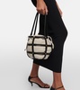 Ellie leather-trimmed bucket bag