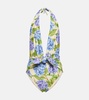 Mangostino Hortensia halterneck swimsuit