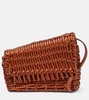 Acute leather crossbody bag