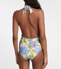 Mangostino Hortensia halterneck swimsuit