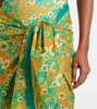 Jeff printed cotton beach cover-up
