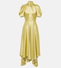 Draped midi dress