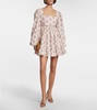 Avena Orquidea cotton poplin minidress