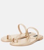 Turi metallic leather sandals