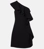 Giacomo ruffled sablé minidress
