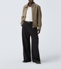 Suede blouson
