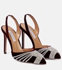 Gatsby 105 embellished velvet slingback pumps