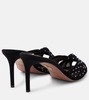 Slow Kisses embellished chiffon mules