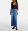 Saige mid-rise wide-leg jeans
