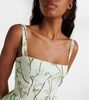 Lima printed linen minidress