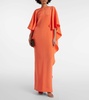 Elegante Baleari silk crêpe de chine gown