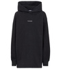 Logo cotton jersey hoodie