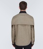 Wool flannel overshirt 