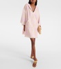 Pop floral cotton terry minidress