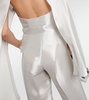 Bridal Tebano silk-blend pants