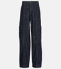 x EmRata Amia high-rise cargo jeans