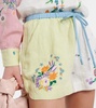 Willa embroidered linen shorts
