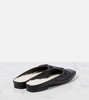 Monili shearling-lined leather mules
