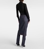 Denim skirt pants