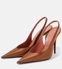 Anok Sling 105 satin slingback pumps