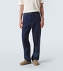 Jungle printed straight jeans