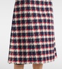 Tweed midi skirt