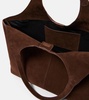 Cabas Supple XL suede tote bag