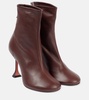 Iris 95 leather ankle boots