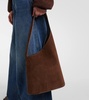 Lune Large suede tote bag